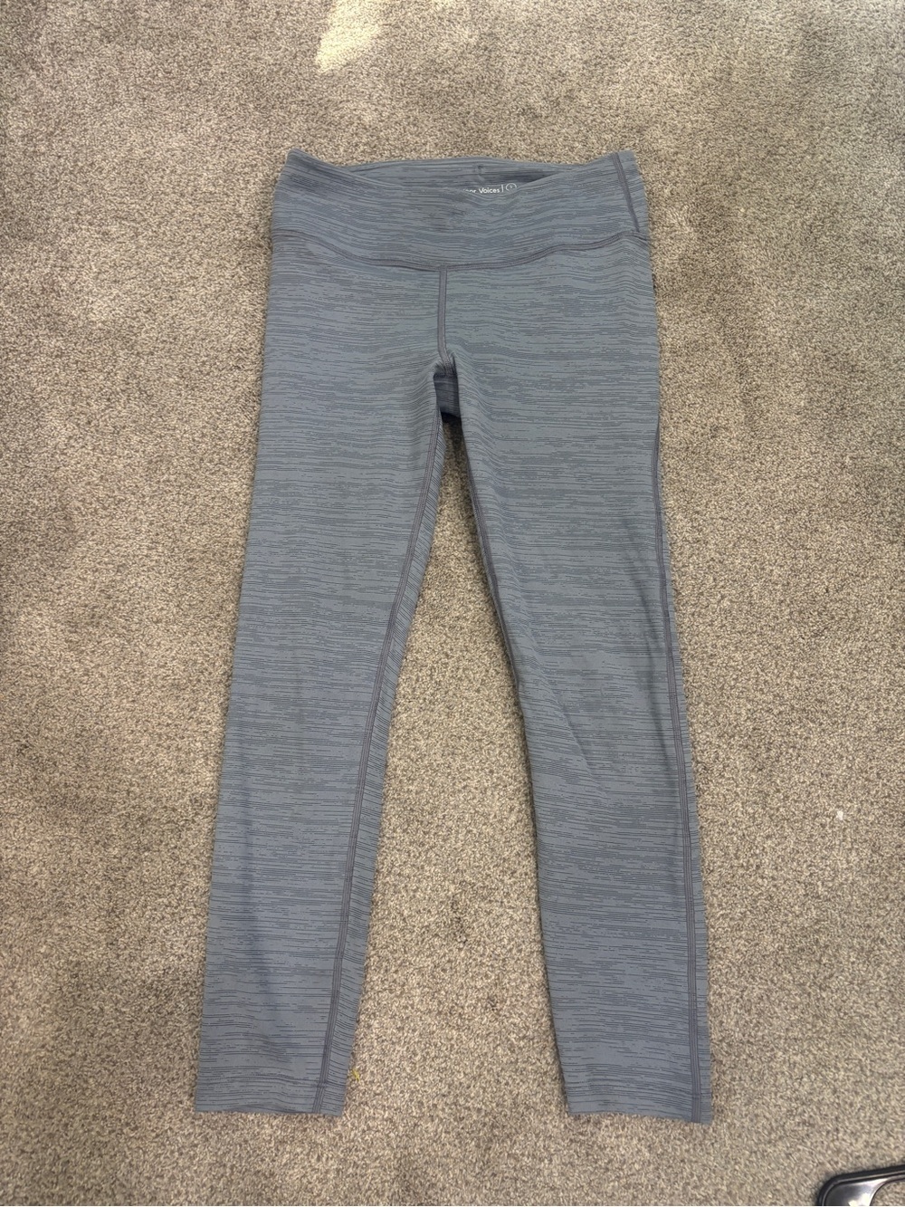 Outdoor Voices Leggings Women's Small Gray Crop Active Athletic Fitness Training